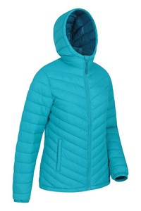 Blouson Bomber Hiver Tendance pour Femme, Coupe Droite, à Capuche, Matelassé, Couleurs Personnalisables, Tissu de Haute Qualité, Style Urbain - Product Image 2
