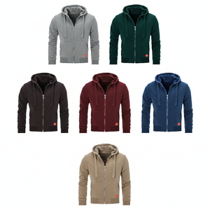 Sweat-shirt à capuche en polaire rembourré vintage pour homme de haute qualité - Product Image 4