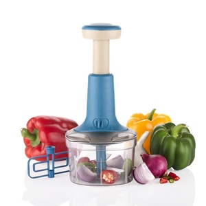 Prensa manual Picadora de ajo Cortador de cebolla manual multifunción Picadora de verduras Procesador de alimentos de mano Trituradora Picadora de ajo - Product Image 5