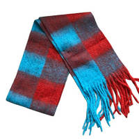 Écharpe Tricotée Chic Unisexe - Cache-Cou Élégant Couleur Unie - Écharpes Longues Tendance Hiver au Crochet en Gros
