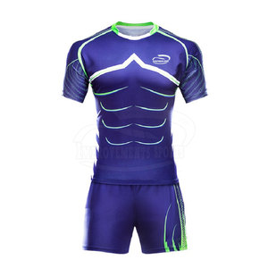 Quantité minimale de commande bas dernière conception uniforme de rugby uniforme de rugby respirant vêtements de sport de plein air uniforme de rugby - Product Image 1