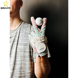 Guante de Golf de Cuero Cabretta Premium - Guante de Alto Rendimiento para Hombre, para Todo Clima, con Diseño de Salpicaduras de Pintura - Uso para Mano Izquierda/Derecha - Product Image 2