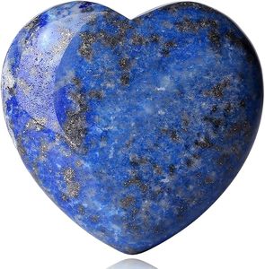 Piedra de Palma de Lapislázuli Natural con Imagen de Corazón, 1.8x1.4 Pulgadas, Gema Tallada, Arte Popular, Regalo de Meditación, Decoración del Hogar, Venta al por Mayor - Product Image 5
