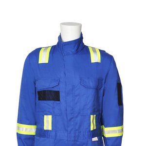 Combinaison de sécurité sur mesure en sergé 100 % coton, avec bande réfléchissante, pour vêtements de travail – Fournisseur d'usine OEM - Product Image 4