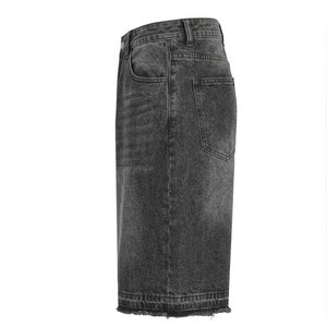 Nueva Oferta: Jorts de Mezclilla para Hombre con Logo Personalizado, Cintura Media, 100% Algodón, Cierre de Cremallera, Estilo Skater, Holgados, Antiarrugas, Transpirables y Ecológicos - Product Image 4
