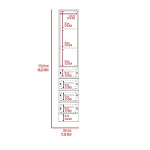 Oregon 2-Piece White Bathroom <b>Set</b> Including Magna <b>Linen</b> Cabinet and Savona Medicine Cabinet <b>Linen</b> Medicine Storage Solution - Product Image 5