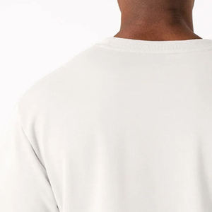 Camiseta de Hombre Blanca con Cuello Redondo, Manga Corta, Corte Regular, 100% Algodón, Personalizable, Informal, Tejida, de Color Sólido, Diseño Liso - Product Image 5