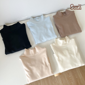 ซันคิดส์เสื้อเชิ้ตคอเต่าสำหรับเด็ก 5 ซม. เนื้อผ้านุ่ม ยืดหยุ่น ระบายอากาศได้ดี เหมาะสำหรับเด็กชายและเด็กหญิง - Product Image 4