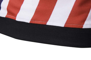 Sudadera con Capucha Personalizada con Bandera Americana, Impresión Digital 3D, 100% Poliéster, Secado Rápido, Estilo Holgado, Venta al Por Mayor - Product Image 4