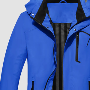 Veste de ski d'hiver pour homme, grande taille, avec logo personnalisé, fermeture éclair imperméable, coupe-vent, à capuche, parka de snowboard, randonnée en plein air, Greek Gear - Product Image 5