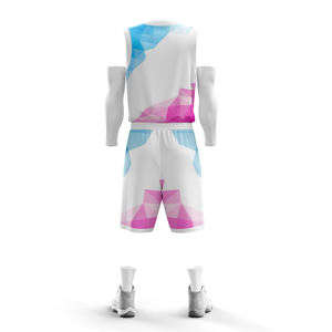 Uniforme de Baloncesto Personalizado de Alta Calidad para Hombre, Camiseta y Pantalones Cortos, Diseño Sublimado con Logotipo Impreso - Product Image 2