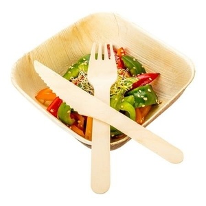 Couteau à gâteau jetable durable pour la restauration de mariage et les banquets, couteau en bois de bouleau de 155 mm pour la restauration alimentaire et les buffets - Product Image 5