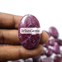 Rubis zoïsite en cabochon en vrac, prix de gros, forme et taille, pierres semi-précieuses de guérison, rubis zoïsite en cabochon en vrac, pierres précieuses
