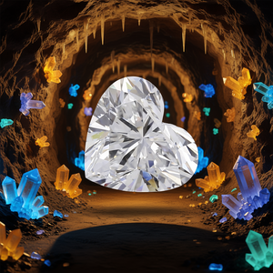 Diamant cultivé certifié IGI, taille cœur, 6,93 carats, VS1, neuf, directement de la mine - Product Image 3