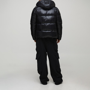 Veste matelassée oversize à fermeture éclair de qualité supérieure pour homme, veste d'hiver chaude personnalisée, imperméable, de haute qualité, avec capuche - Product Image 1