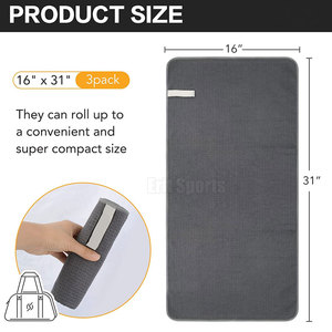 Serviettes de sport à séchage rapide, service OEM, serviettes de sport personnalisées, prix bas, meilleur design, serviettes de sport légères - Product Image 4