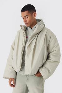 Chaqueta Premium Acolchada para Hombre, para Invierno, Informal, para Uso en Exteriores, Resistente al Viento, con Cierre de Cremallera y Bolsillos Laterales - Product Image 1
