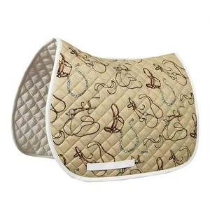 Almohadilla de Silla de Montar Personalizada de Primera Calidad, Cómoda, para Caballos, Diseño Ecuestre Inglés, Costuras de Diseño, Color Personalizado, Poliéster - Product Image 6