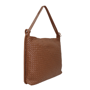 Sac à bandoulière en cuir véritable tissé à la main de qualité supérieure pour femmes |   Sac hobo en cuir tissé de luxe |   Sac à main pour femmes sur mesure OEM ODM - Product Image 4