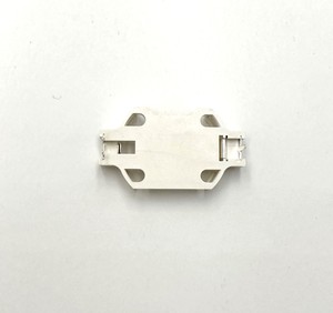 Support de pile bouton CR2032 à orientation d'angle droit, contact en acier, conforme RoHS, application alimentation - Product Image 4