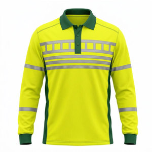 Camisetas Polo Duraderas de Manga Larga para Hombre, Uniformes de Trabajo, Camisas Clásicas con Cuello para Trabajos de Construcción, Servicio y Actividades al Aire Libre - Product Image 1