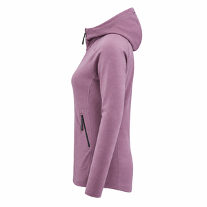 Chaqueta con capucha y cremallera completa para mujer, ligera, de softshell, para deportes al aire libre y running. - Product Image 2