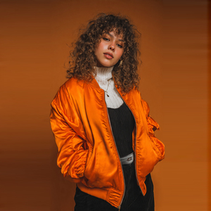 Chaqueta Bomber Oversize para Mujer con Cremallera, Manga Larga, de Satén, para Invierno, Estilo Urbano - Product Image 1