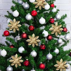 Adorno de árbol nórdico para decoración de árbol de Navidad, adorno de estrella de bambú tejido a mano, para floración de Navidad - Product Image 3