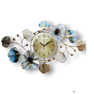 Large Wall <b>Clock</b> Modern Minimalist Black Metal Line Design with Gold Accents Silent <b>Clock</b> for Premium Home Decor - Product Image 4