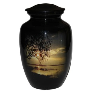 Urna Funeraria para Cenizas de Pescador, Recuerdo para Amantes de la Pesca y Deportes al Aire Libre, Duradera y Elegante - Product Image 1