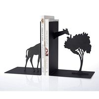 Sujetalibros Metálicos Profesionales, Soporte Resistente para Oficina, Biblioteca, Estante, Organizador Decorativo