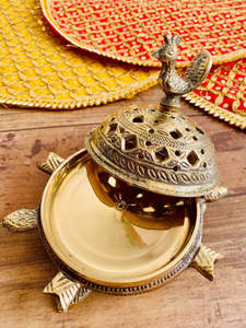 Eco Friendly Metal Burner With Tea Light Candles For Natural <b>Essential</b> <b>Oil</b> <b>Diffusion</b> Use At cheap Price By M/S SHAAD HANDICRAFTS - Product Image 2