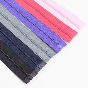 Wholesale Factory Custom Nylon <b>Zipper</b> Polyester Tape Nylon Teeth Close End Nylon Coil <b>Zipper</b> for Bag Plastic Material Custom - Product Image 3