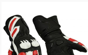 Gants de moto professionnels |   Design texturé minimaliste et discret, tout noir |   Prix direct usine - Product Image 5