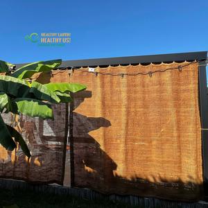 Cortina de Sombra de Fibra de Coco Natural – Persiana Enrollable Personalizada Cuadrada y Rectangular para Patio y Balcón - Product Image 2