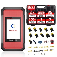 Launch X431 + Smartlink C2.0 HD Heavy Duty Diagnosis Machine para 12 y 24 voltios para coches y camiones