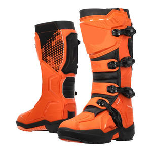 Chaussures de moto pour homme à prix abordable, en cuir véritable, respirantes, imperméables et coupe-vent, style maillot de course - Product Image 3