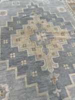 Alfombra Knots Vibrante Tejida a Mano en Turquía, Lana/Seda, Diseños Florales Modernos, Ecológica, Antideslizante, Resistente a la Suciedad, para Mascotas y Uso Comercial