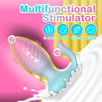 Farbverlauf Sexspielzeug Diamond Anal Plugs Vibratoren Großhandel Vib rating Butt Plug mit Fernbedienung Anal Vibratoren für Männer