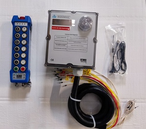CMK F24-8S Industrial <b>Wireless</b> Radio Remote Control 8 Single Speed Push Buttons Mushroom Button 150m Range Analog/Digital - Product Image 4