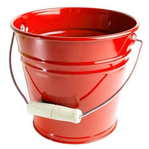 Modern Design <b>Small</b> Galvanized Metal Bucket With Handle Vintage Farmhouse Iron Pail For Home Decor Garden <b>Planter</b> In Best Price - Product Image 6