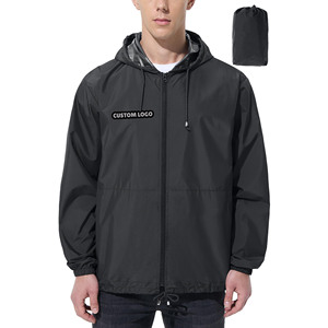 Chaqueta Bomber de Poliéster Impermeable, Transpirable y Ecológica para Hombre, de Secado Rápido, Ligera, con Capucha y Bolsillos Laterales, Venta al Por Mayor - Product Image 1