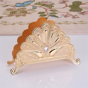Porte-mouchoirs en métal de qualité supérieure, support à serviettes en métal durable pour la salle à manger et les cafés - Product Image 1
