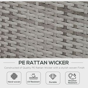 Conjunto de Sofás de Ratán para Jardín, Muebles de Patio para Exteriores - Product Image 5