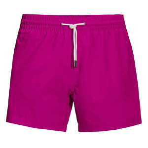 Short de bain homme 2026 vert uni à séchage rapide avec cordon de serrage à la taille, taille mi-haute, décontracté, en tissu tissé 100 % polyester, logo personnalisé - Product Image 6