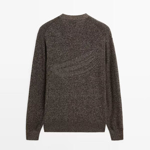 New Design Winter Breathable Front Logo Men's <b>Cardigan</b> <b>Sweater</b> 100% Cotton Knitted High Quality Wholesale - Product Image 2