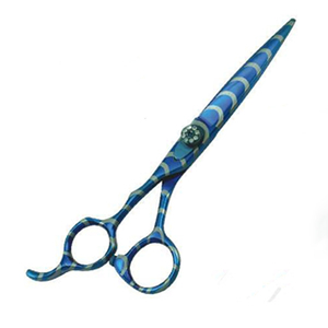 Professional <b>Top</b> Trending Blue Camouflage Hair Cutting Scissors Stainless Steel Barber Salon Hairdressing <b>Shears</b> - Product Image 2