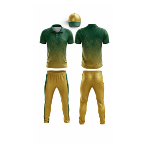 Sublimation <b>Cricket</b> Jersey and Pants Full Team Uniform | Men Women Youth <b>Cricket</b> Wears Polo Shirt and Trouser Full Team Outfit - Product Image 1