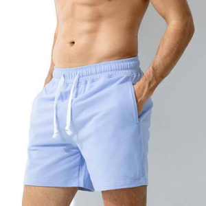 Wholesale Men Sweat Shorts 100% Cotton Fleece Sweat Shorts Plain Men Casual Jogger Streetwear Shorts Summer Men Clothing - Product Image 5