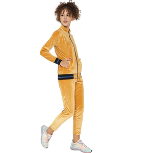 Ensemble de survêtement deux pièces en velours et coton pour femme, avec sweat à capuche et pantalon de jogging, orné de strass personnalisés pour l'hiver - Product Image 6